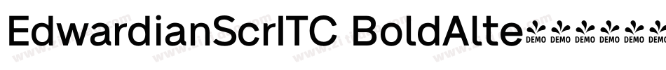 EdwardianScrITC BoldAlte字体转换